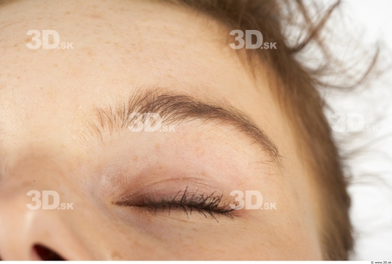 Eye Whole Body Woman Slim Studio photo references