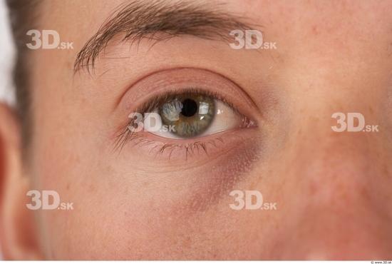 Eye Whole Body Woman Slim Studio photo references