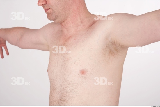 Chest Whole Body Man Nude Average Studio photo references