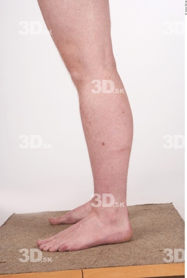 Calf Whole Body Man Nude Average Studio photo references