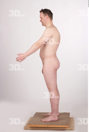 Whole Body Man Animation references Nude Average Studio photo references