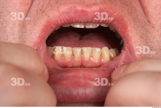 Whole Body Teeth Man Average Studio photo references