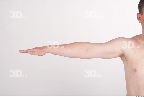 Arm Whole Body Man Nude Average Studio photo references