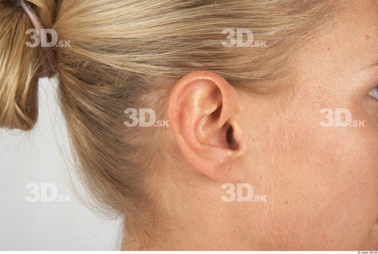 Ear Whole Body Woman Slim Studio photo references