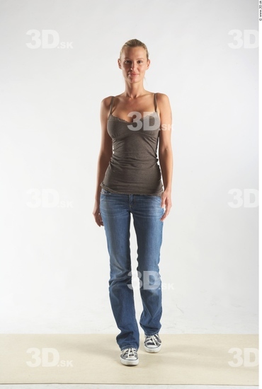 Whole Body Woman Animation references White Casual Slim