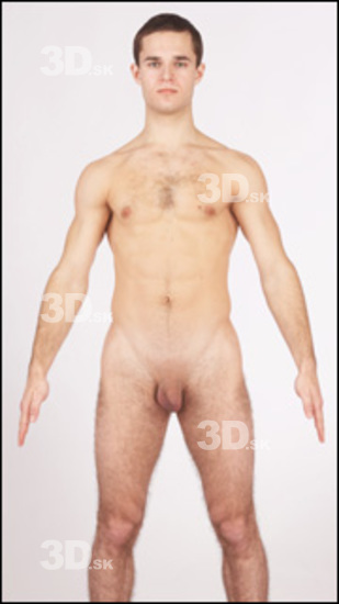 Whole Body Man Hairy Average Studio photo references