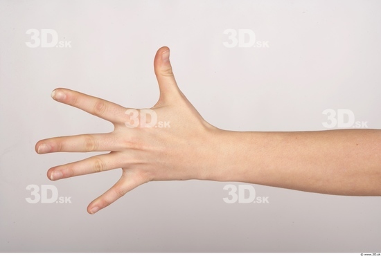 Hand Whole Body Woman Average Studio photo references