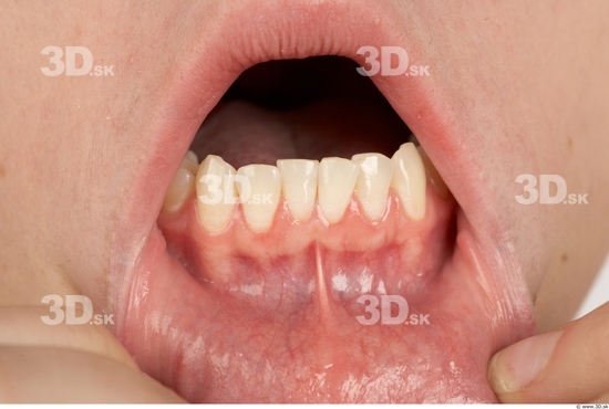 Whole Body Teeth Woman Average Studio photo references