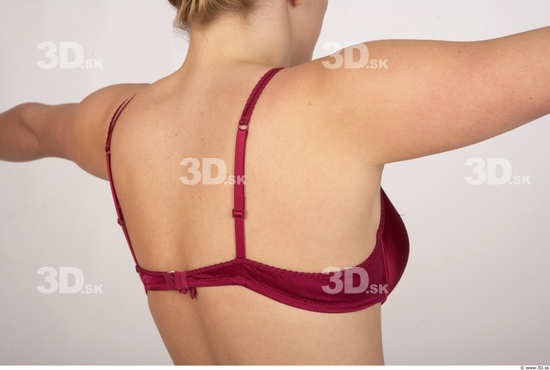 Whole Body Back Woman Underwear Bra Average Studio photo references