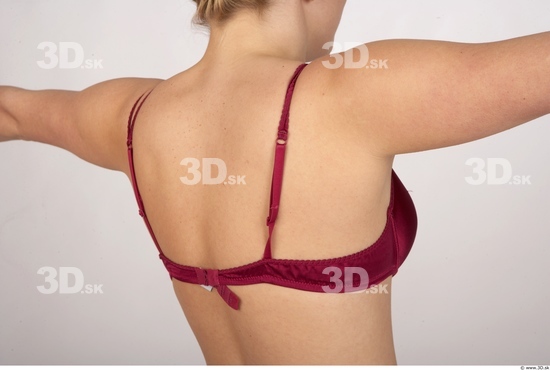 Whole Body Back Woman Underwear Bra Average Studio photo references