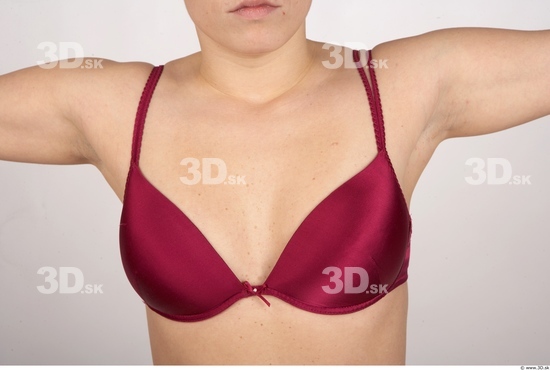 Chest Whole Body Woman Underwear Bra Average Studio photo references