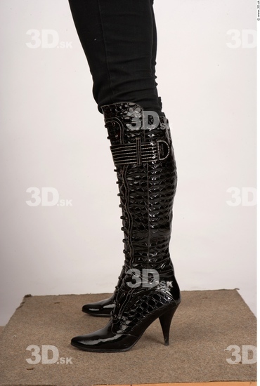 Calf Whole Body Woman Casual Boot Average Studio photo references