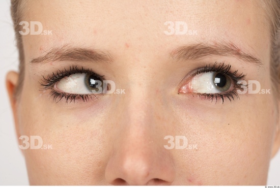 Eye Whole Body Woman Average Studio photo references