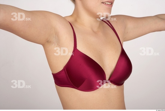 Chest Whole Body Woman Underwear Bra Average Studio photo references