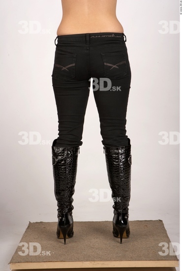 Leg Whole Body Woman Casual Jeans Average Studio photo references