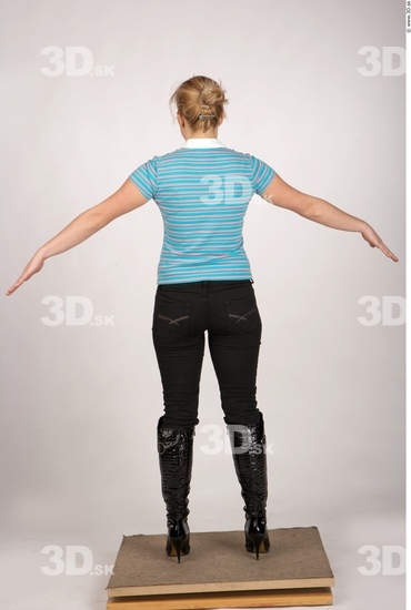 Whole Body Woman Animation references Casual Average Studio photo references