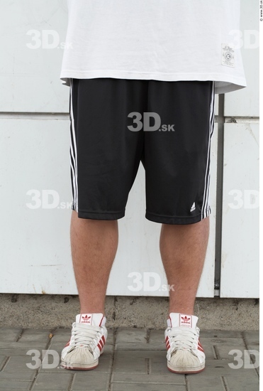 Leg Man White Casual Shorts Average