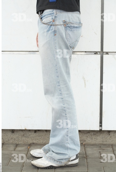 Leg Man White Casual Jeans Average