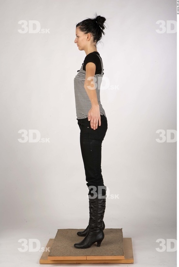 Whole Body Woman Animation references Casual Slim Studio photo references