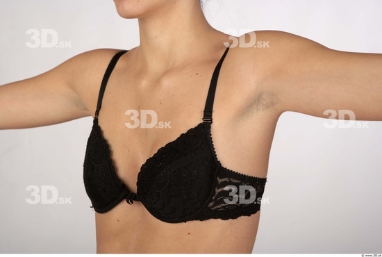 Chest Whole Body Woman Underwear Bra Slim Studio photo references