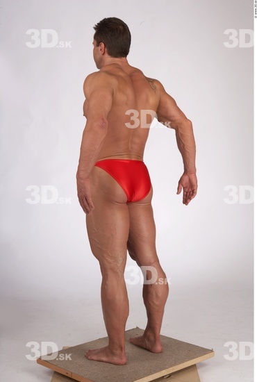 Whole Body Man Muscular Male Studio Poses