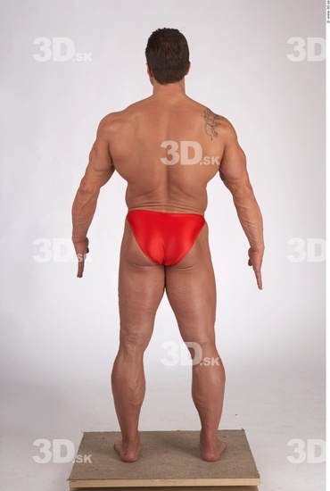 Whole Body Man Muscular Male Studio Poses