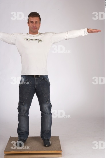 Whole Body Man Muscular Male Studio Poses