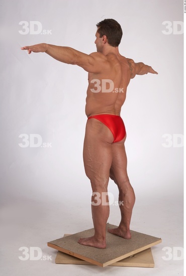 Whole Body Man Muscular Male Studio Poses