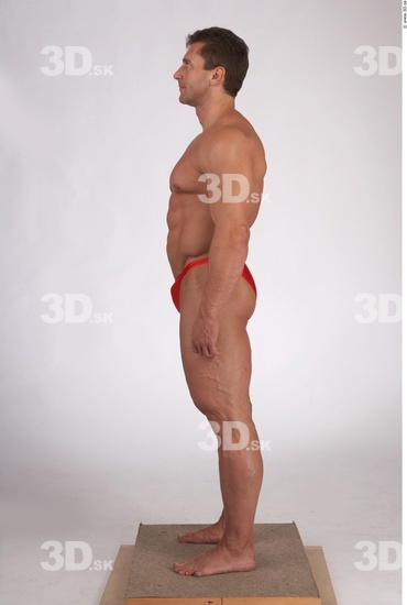 Whole Body Man Muscular Male Studio Poses