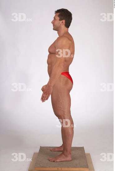 Whole Body Man Muscular Male Studio Poses