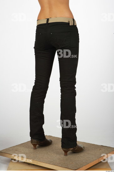 Leg Whole Body Woman Casual Jeans Average Studio photo references