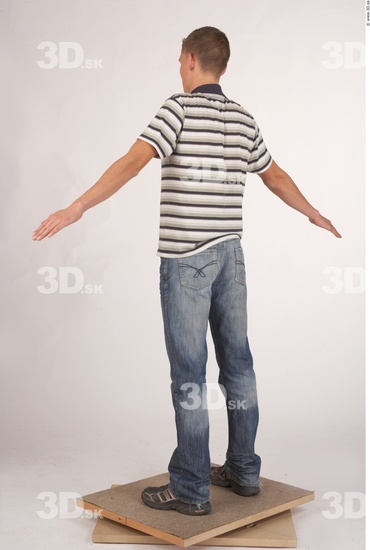 Whole Body Man Animation references Casual Average Studio photo references