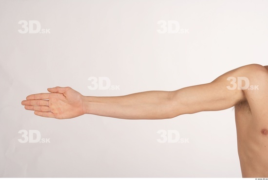 Arm Whole Body Man Nude Average Studio photo references