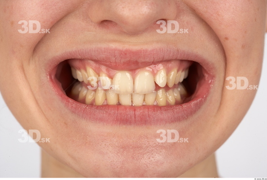 Teeth Woman Average Studio photo references