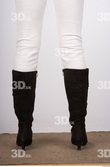 Calf Woman Casual Boot Average Studio photo references