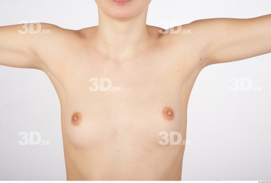 Chest Woman Nude Average Studio photo references