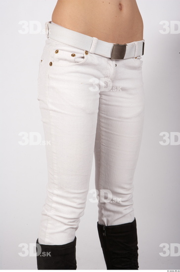 Thigh Woman Casual Jeans Average Studio photo references