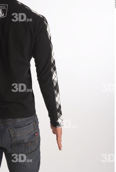 Arm Man Animation references White Casual Sweatshirt Muscular