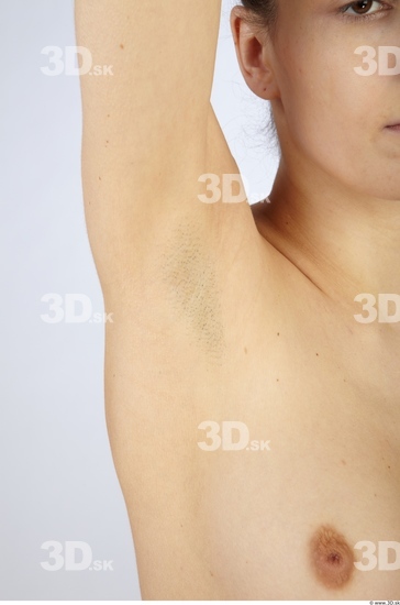 Whole Body Underarm Woman Animation references Nude Slim Studio photo references