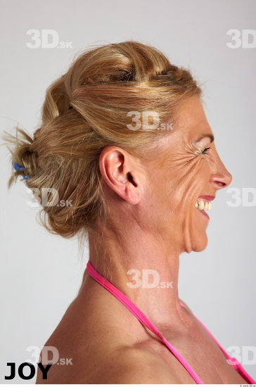 Face Emotions Woman White Muscular