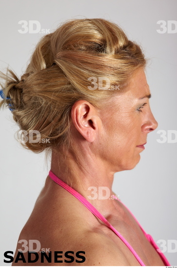 Face Emotions Woman White Muscular