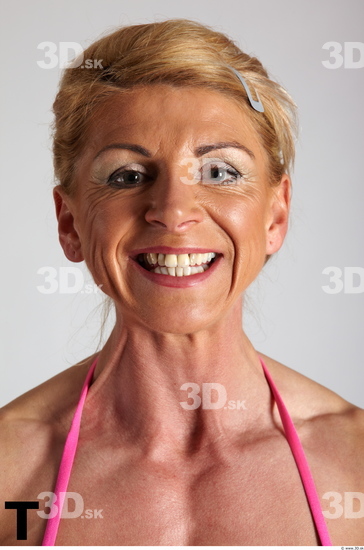 Face Phonemes Woman White Muscular