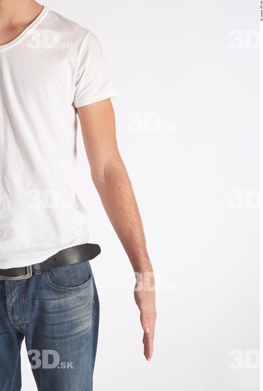 Arm Man Animation references White Casual T shirt Average