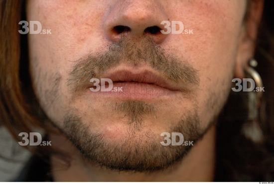 Mouth Man Casual Average Bearded Street photo references