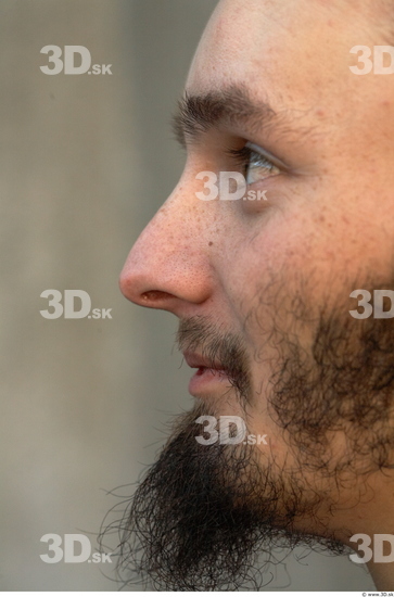 Nose Man Casual Average Bearded Street photo references