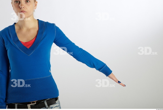 Arm Woman Animation references White Casual Pullower Slim