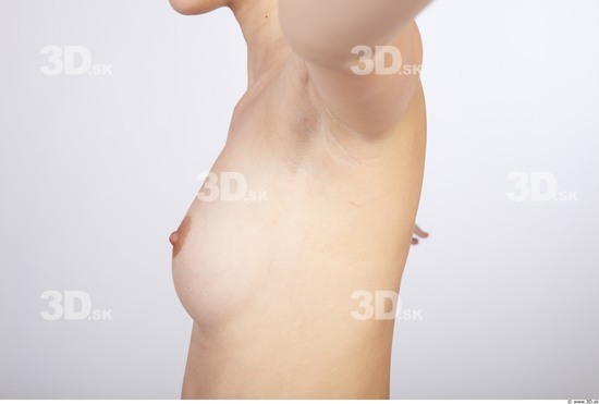 Chest Whole Body Woman Nude Slim Studio photo references