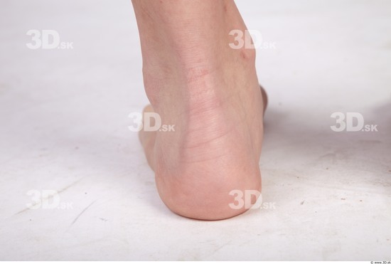 Foot Whole Body Woman Nude Slim Studio photo references