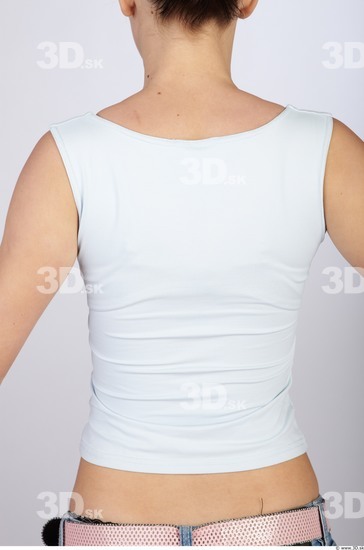 Upper Body Whole Body Woman Casual Singlet Slim Studio photo references