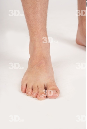 Foot Man Nude Average Studio photo references